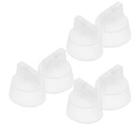 JUMPLAWN 6 Pièces Cache Bouton en Silicone Blanc 22mm pour Four et | Prise Facile, Réutilisable, Protège les Repères, Étanche, Usage Extérieur Atelier, Lot de Protection
