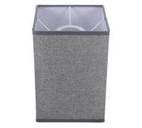 JUMPLAWN Abat-jour Rectangulaire en Lin pour Lampe à Poser, Effet Décoratif et Protection L'éblouissement, pour Salon et Maison, Teinte Claire Fixation 4.2cm