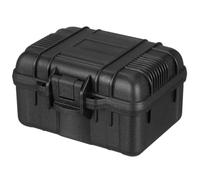 JUMPLAWN Boîte à Outils Vide compacte en PP avec Mousse, Mallette Portable Noire pour Petits Outils et Accessoires, Rangement sécurisé pour Usage Quotidien et Usage Professionnel