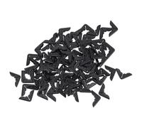 JUMPLAWN Coins de Livres en Fer Forgé 100 Pièces Noir, Protection d'angle