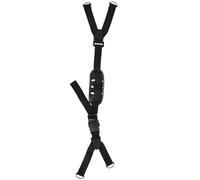 JUMPLAWN Jugulaire Réglable pour Casque de Baseball Noir en Nylon et Pp Absorption de Sueur et Forme en Coupe, Facile à Enlever, pour Sports D'équipe