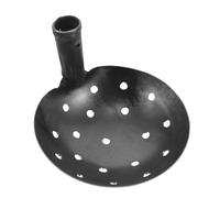JUMPLAWN Louche de Jardin Pelle à Tamiser Nettoyage Vase en Fer avec Trous de 1cm pour L'entretien des Gouttières Jardinage Extérieur