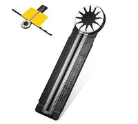 JUMPLAWN Paper Craft Edge Cutter Paper Trimmer 12 en 1 High Precision Cutting Machine For Scrapbooking Cardstock And Photos Black Plastic