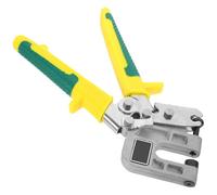 JUMPLAWN Pince à Métallique Outil Robuste en Acier Carbone Poignée Antidérapante Jaune pour Perforer et Installer des Plafonds Opération Main