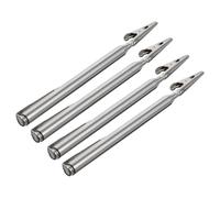 JUMPLAWN Pinces Crocodiles Réglables en Acier Inoxydable Télescopiques, 4 Pièces, Pince de Fixation pour Planche, Outil Portable pour L'éclairage Climatisation