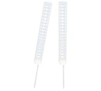JUMPLAWN Tuteur Sphaigne Blanc 2 Pièces en PP pour Plantes Grimpantes et Haricots Sucrés, Support Robuste pour Jardinage, Aide la Croissance Droite des Plantes