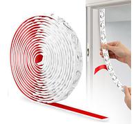 JUNART Bande Décorative en PVC, 600cm×2cm, Bordure de Papier Peint 3D, Frise Murale Adhesive, Convient our les Linteaux, les Plinthes, les Armoires, les Revêtements Muraux(Blanc Argent)