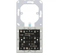JUNG 4092 TSEM Elektroschalter Pushbutton switch 2P Schwarz - Grau (4092TSEM)