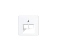 JUNG A 569-2 BFPLUA WW - Weiß - Thermoplast - UAE 8-8 UPOK6E - UAE 8-8 UPOK6 - UAE 2 x 8 UPO - UAE 8-8 UPO - MK-POF-2UAE - RJ-45 (A569-2BFPLUAWW)