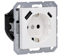 Jung SCHUKO Steckdose mit USB Typ AC A1520-15CAWW (A1520-15CAWW)