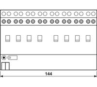 JUNG Actionneur de commutation KNX octuple 2308.16REGHM