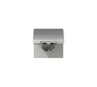 JUNG AL 1520 KL prise de courant CEE 7/3 Aluminium