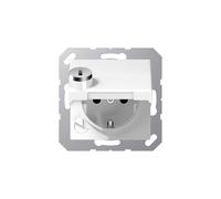 JUNG AS 1520 BFKLSL WW Type F Blanc boitier de Prise de Courant - Caisse enregistreuse