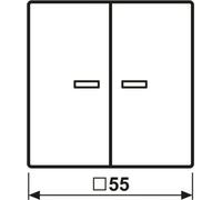 JUNG Bouton-poussoir double JUNG HOME 1 pièce