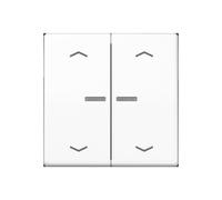 Jung BTAS17102PWW JUNG HOME Bouton-poussoir double avec symboles fléchés (BTAS17102PWW)