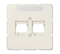 Jung CD500 Plaque D'insertion Commutateur - 569-2NAT