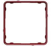 JUNG CDP8 1RTM cadre d'application, Bouton + interrupteur, Rouge