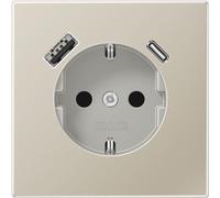 Jung ES1520-15CA Prise de courant SCHUKO avec USB type AC (ES1520-15CA)