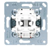 JUNG Gamme d'interrupteurs Bouton-poussoir, Bouton + interrupteur, Gris
