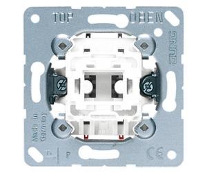 JUNG Gamme d'interrupteurs Bouton-poussoir, Bouton + interrupteur, Gris