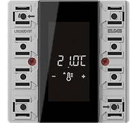 JUNG JG LS 5292 D1 ST KNX, module compact de contrôle d'ambiance, 2 canaux, F50, série