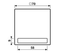 Jung Jung Bascule pour interrupteur/poussoir NA LS990NASWM Quantité:1
