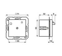 Jung Jung Disjoncteur différentiel FI 16A 250V 30mA A 5530 FIB WW Quantité:1