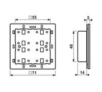 Jung Jung Module capteur tactile KNX LS 4294 1ST Quantité:1