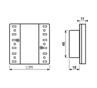 Jung Jung Module capteur tactile KNX Standard simple LS 5071 TSM Quantité:1