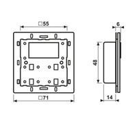 Jung JUNG Module de contrôle KNX LS 429 D 1 pièce Quantité:1