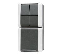 JUNG 875W Interrupteur électrique Key-operated switch Noir