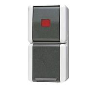 JUNG 876KOW Interrupteur électrique Rocker switch noir