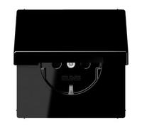 Jung Jung Prise SCHUKO 16A 250V avec couvercle rabattable LS 1520 KL SW Quantité:1