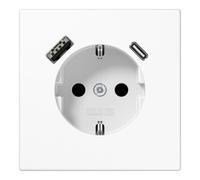 Jung SCHUKO Steckdose mit USB Typ AC LS1520-15CAWW (LS1520-15CAWW)