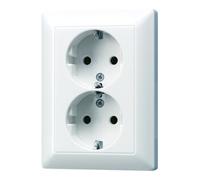 Prise de courant SCHUKO AS5020KIUWW double (AS5020KIUWW)