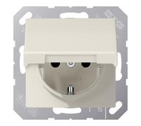Jung Prise Schuko 1520 KL Série AS 500 16 A 250 V avec clapet Beige