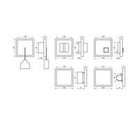 Jung JUNG Set d’appel d’urgence NRS LS 0834-2 WW Quantité:1