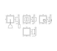 Jung JUNG Set d'appel d'urgence aws complet avec cadre NRS LS 0834 WW Quantité:1