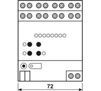 Jung KNX Actionneur de volet roulant quadruple AC 230V 2504 REGHER (2504REGHER)