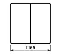 Jung Knx F10 Interrupteur À Bascule Double Blanc Alpin As500 - As102ww