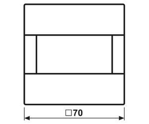 JUNG LS17182WW, mur, blanc, IP20, 1,1 m, 180°, thermoplastique