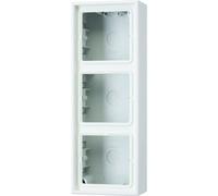 Jung LS583AWW Capuchon apparent triple LS990/LS-Design blanc alpin
