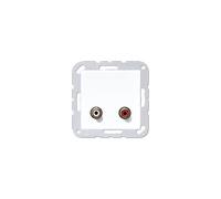 Jung MA A 1021 WW Steckdose RCA Weiß (MAA1021WW)