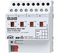 Jung Schaltaktor 2304.16REGHM KNX 4fach (2304.16REGHM)