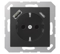 Jung SCHUKO Prise de courant avec USB type AC A1520-15CASWM (A1520-15CASWM)