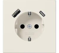 Jung SCHUKO Prise de courant avec USB type AC LS1520-15CA (LS1520-15CA)