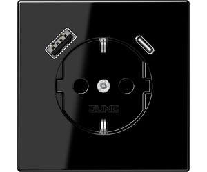 Jung SCHUKO Steckdose mit USB Typ AC LS1520-15CASW (LS1520-15CASW)