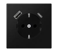 Jung SCHUKO Steckdose mit USB Typ AC LS1520-15CASWM (LS1520-15CASWM)