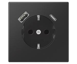 Jung SCHUKO Steckdose mit USB Typ AC LS1520-15CASWM (LS1520-15CASWM)