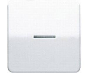 Jung simple Cache Interrupteur avec témoin lumineux, Bouton-poussoir avec témoins lumineux blanc-alpin CD590KO5WW 1 pc(s)